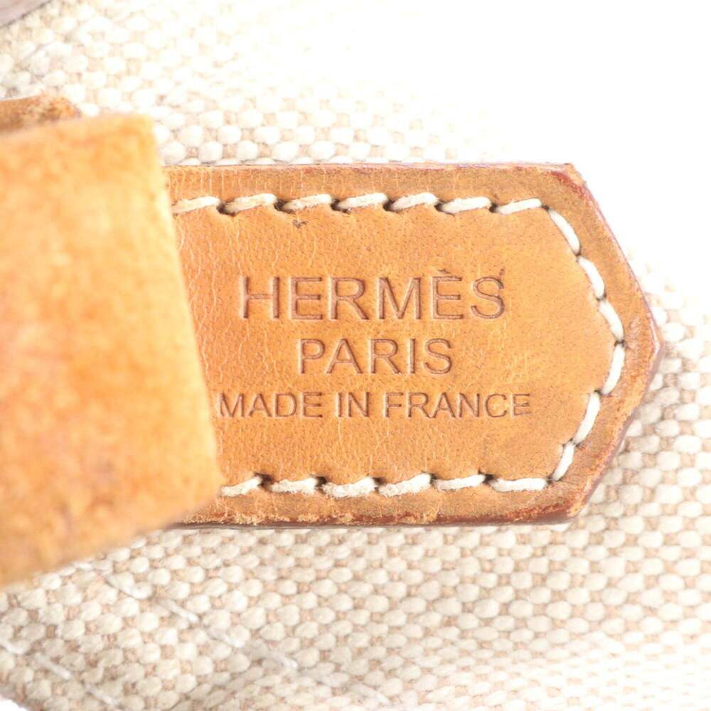 Hermes □M stamp Marwari PM leather and canvas one-shoulder bag, shoulder hand... - Picture 9 of 10